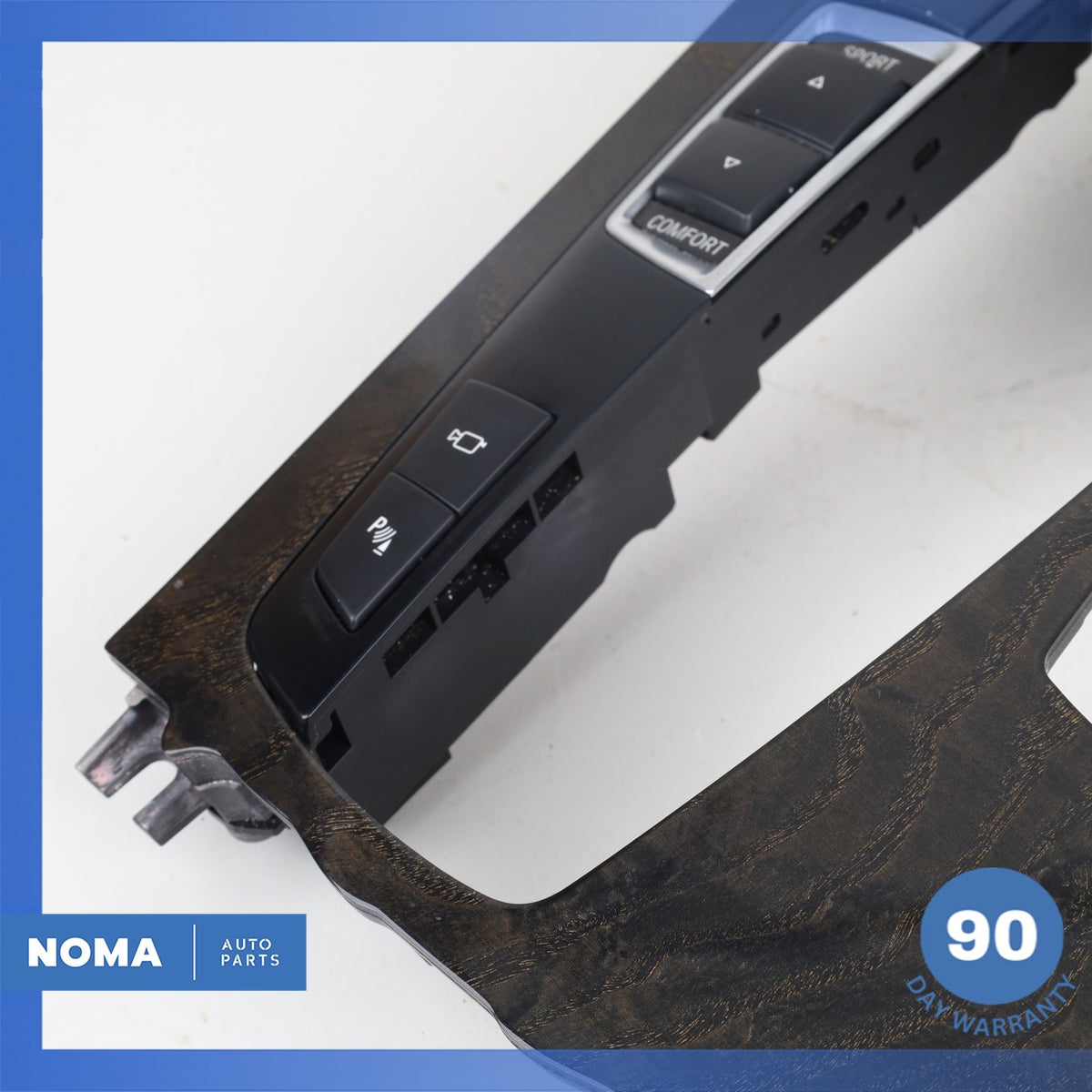 BMW F02 750i 740i Front Center Console Shifter Cover Panel Trim Bezel OEM - photo 5