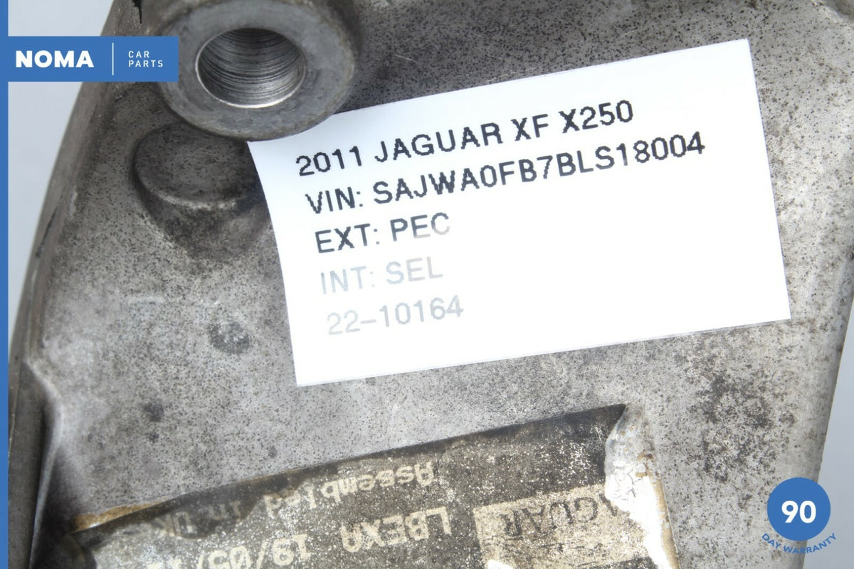 10-15 Jaguar XF X250 Engine Motor Lower Belt Idler Pulley Bracket w/ Pulley OEM - photo 10