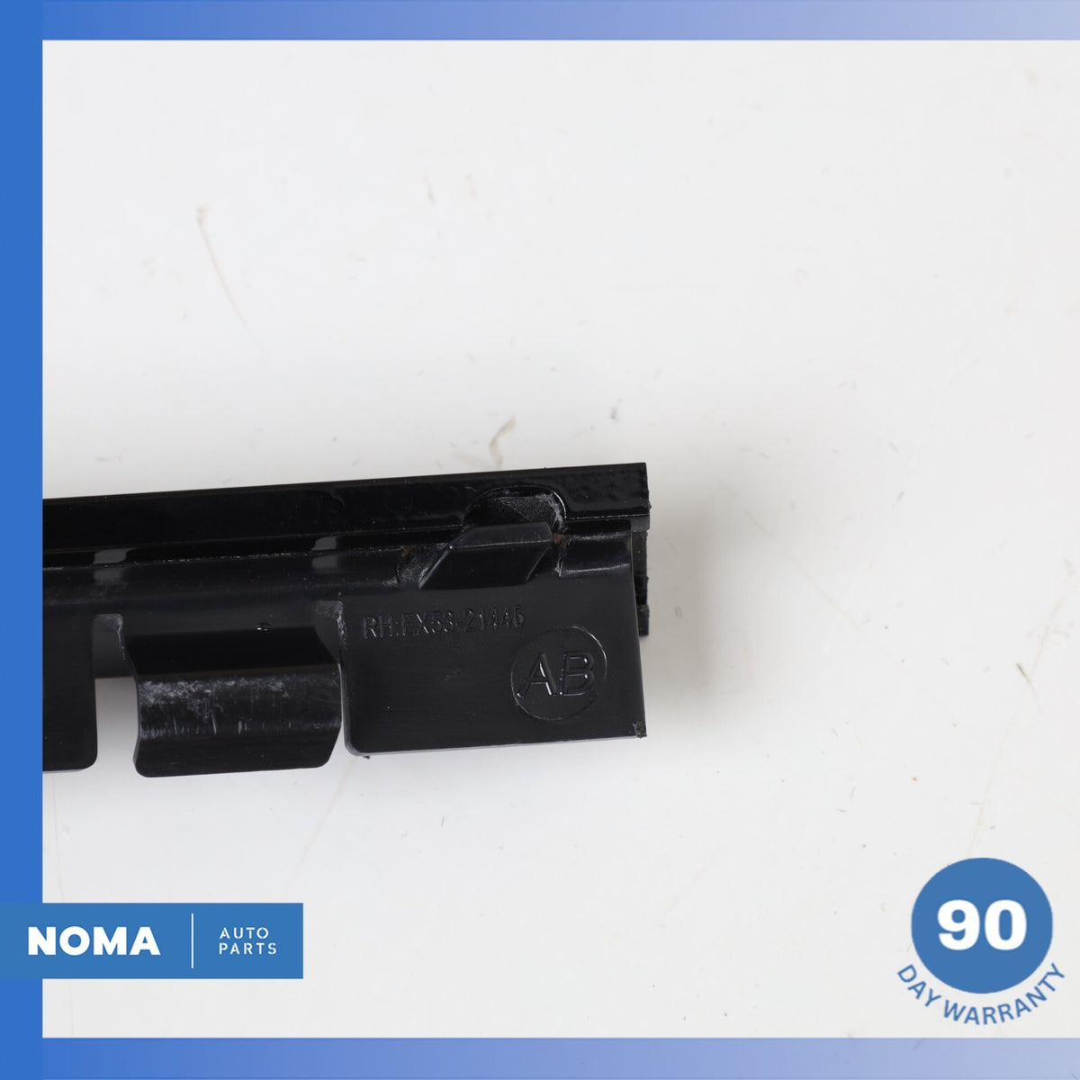 14-24 Jaguar X152 F-Type Convertible Right Door Exterior Window Molding Set OEM - photo 12
