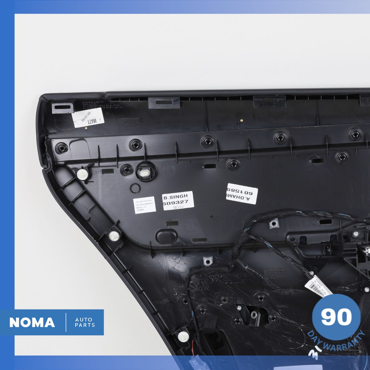 14-19 Jaguar X351 XJ XJR SWB Rear Right Side Interior Door Panel Trim Black OEM - photo 11
