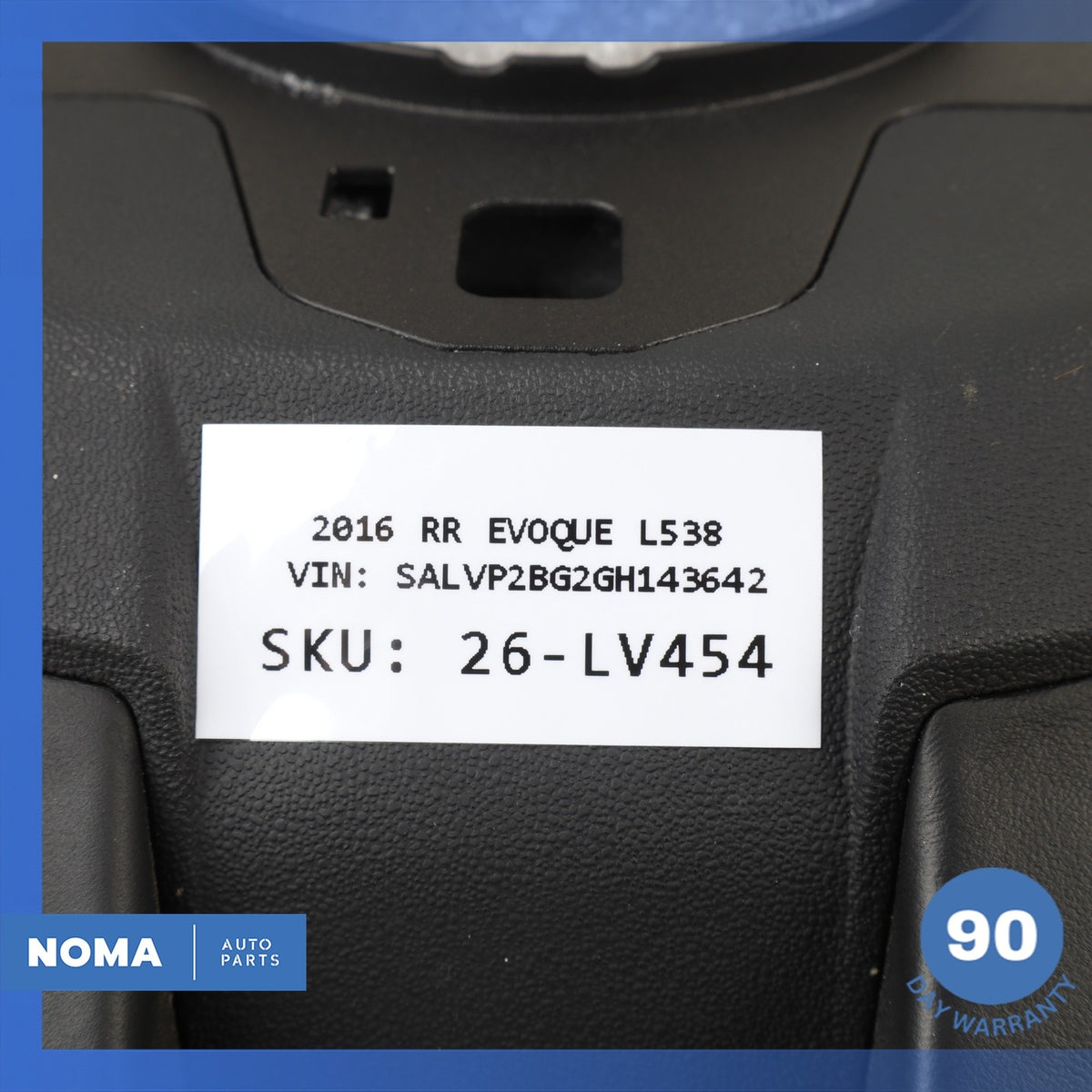12-19 Land Rover Range Rover Evoque L538 Steering Wheel Black OEM - photo 22