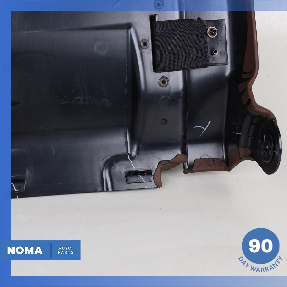 13-17 Range Rover L405 Front Left or Right Side Seat Back Panel Cover Brown OEM - photo 13