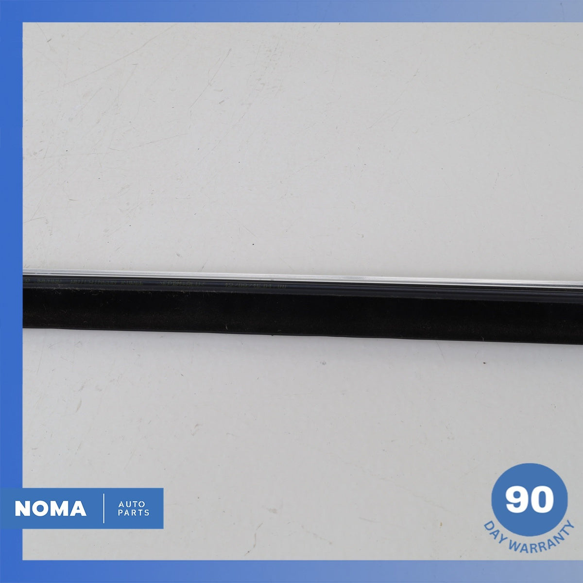 16-23 Jaguar X260 XF Rear Left Side Door Exterior Window Molding OEM - photo 7