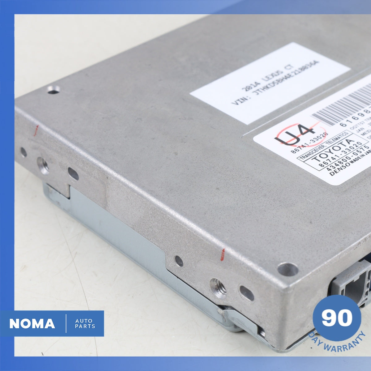 Lexus ZWA10 CT200h Telematics Control Module 86741-33020 OEM - photo 5