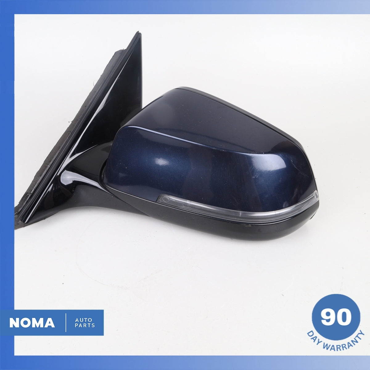 13-15 BMW F02 750i 740i Left Side Rear View Door Mirror Blue w/ Camera OEM - photo 9