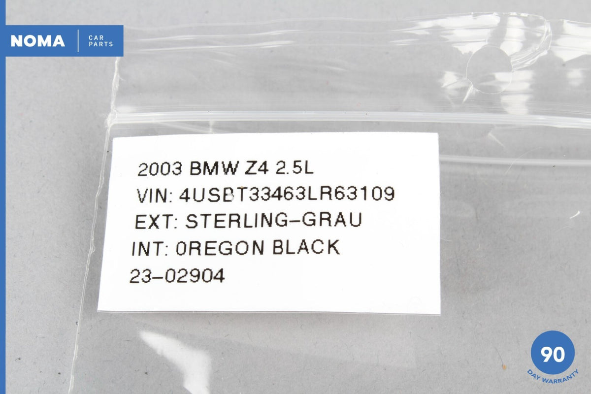 03-08 BMW Z4 E85 Rear Trunk Hatch Boot Emblem Badge Logo Chrome 7114122 OEM - photo 10