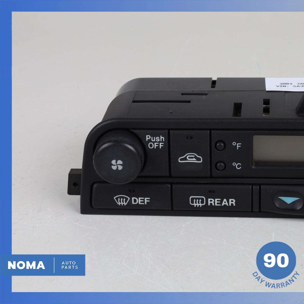 97-06 Jaguar X100 XKR XJ8 AC Climate Temperature Control Panel LJA7690BB OEM 82k - photo 5