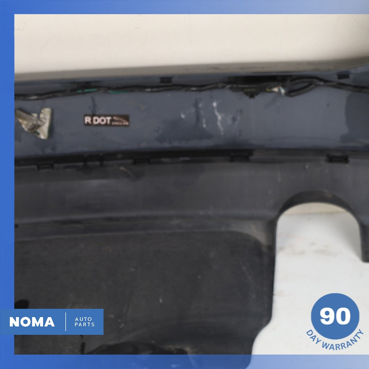 17-19 Jaguar X760 XE Rear Bumper Cover Panel Black GX7317A958BD OEM 61k - photo 17