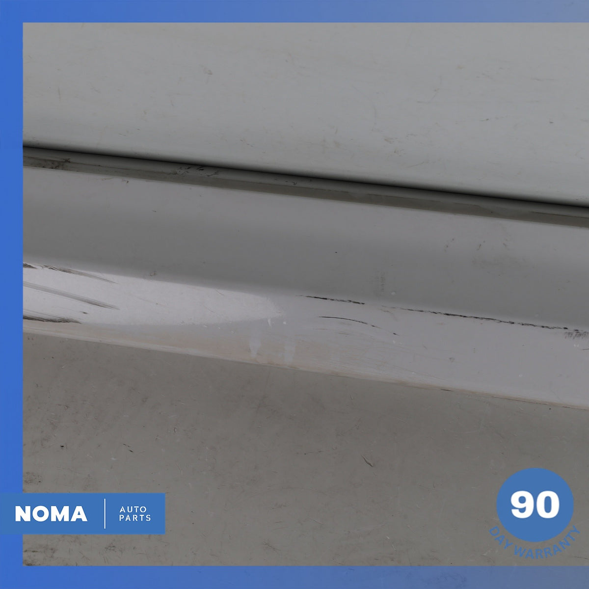 16-22 BMW G12 740i M Sport Left Driver Side Skirt Molding Rocker Panel White OEM - photo 6
