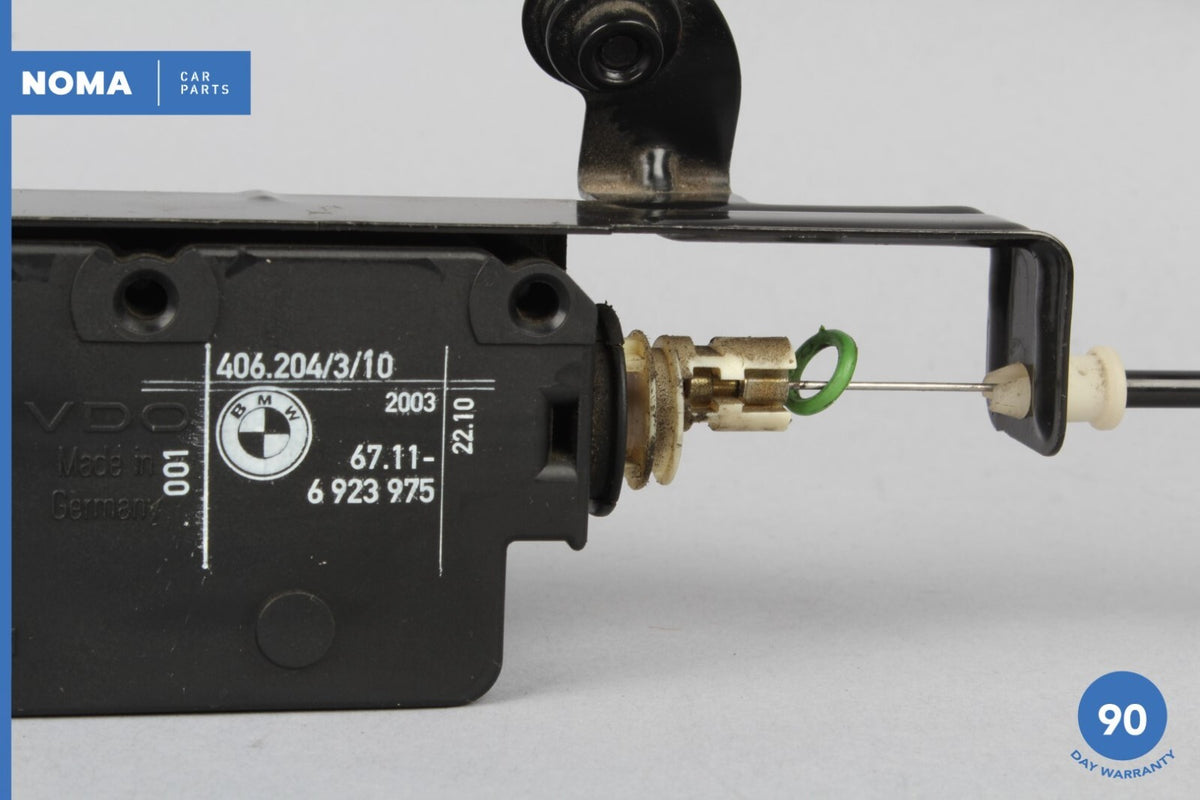 04-10 BMW 530i E60 E61 Fuel Gas Gasoline Door Filler Flap Actuator w/ Cable OEM - photo 4