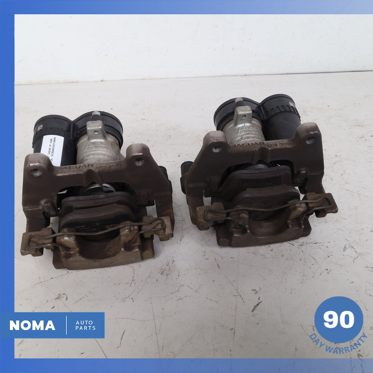 16-20 Jaguar X260 XF Rear Right & Left Brake Caliper w/ Actuator Set OEM - photo 19