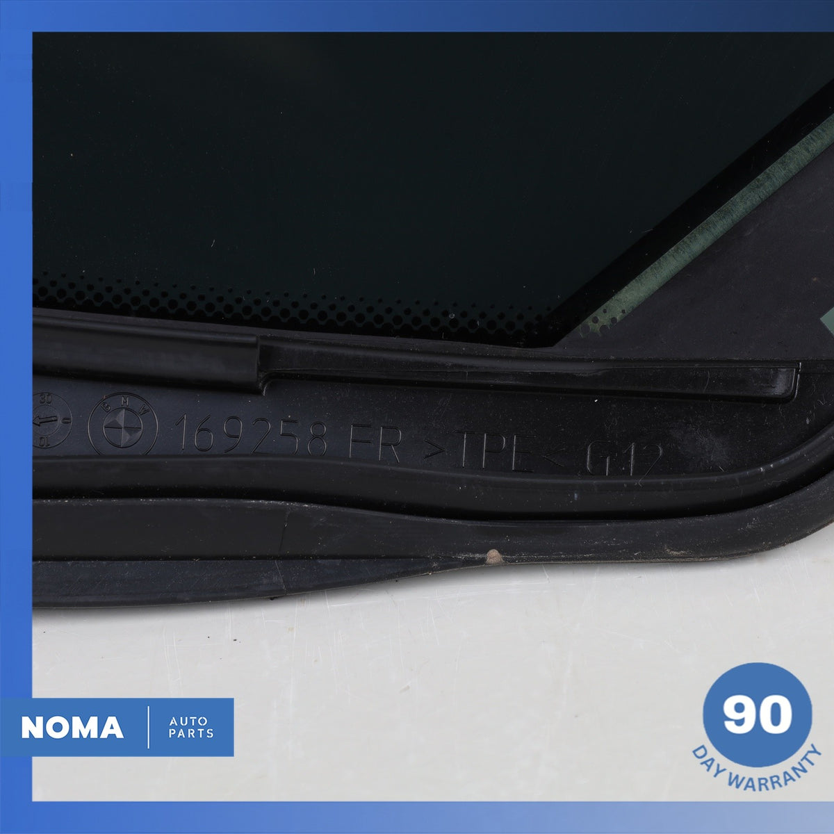 BMW G12 740i 750Li LWB Rear Left Driver Door Quarter Window Glass OEM - photo 18