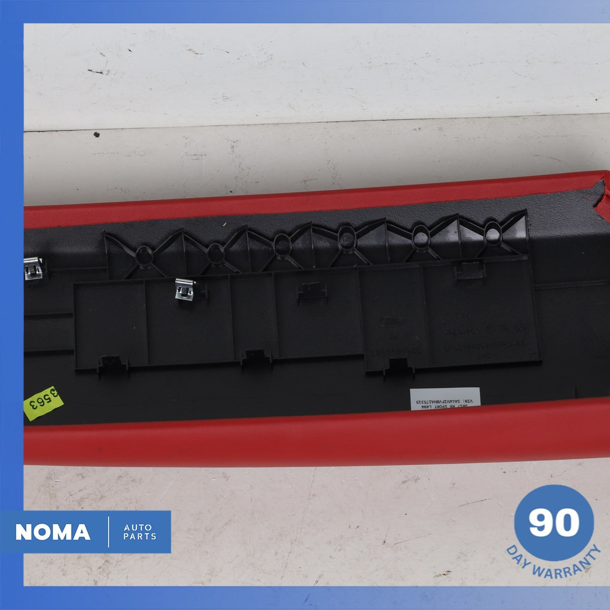 17-19 LR Range Rover Sport L494 Dash Dashboard Cover Panel Trim Set Red OEM - photo 12