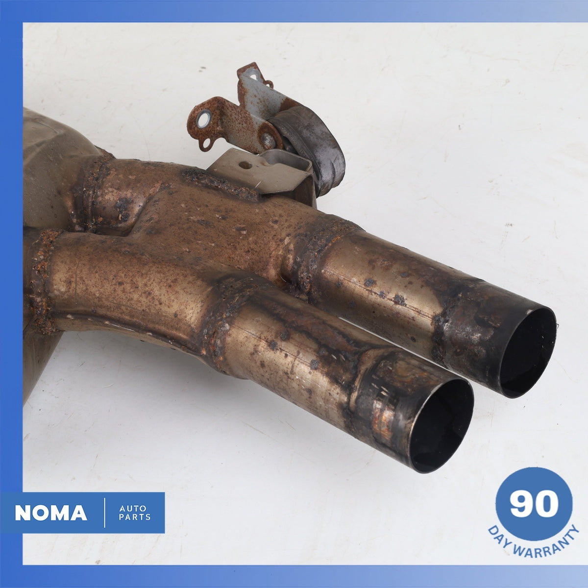 14-18 Audi D4 A8 3.0L Center Exhaust Muffler Resonator Pipe 4H0253411C OEM - photo 2