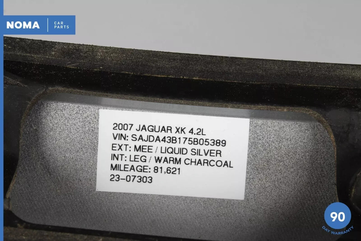 07-15 Jaguar X150 XK XKR Trunk Lid Molding Trim Spoiler Wing Silver OEM - photo 12