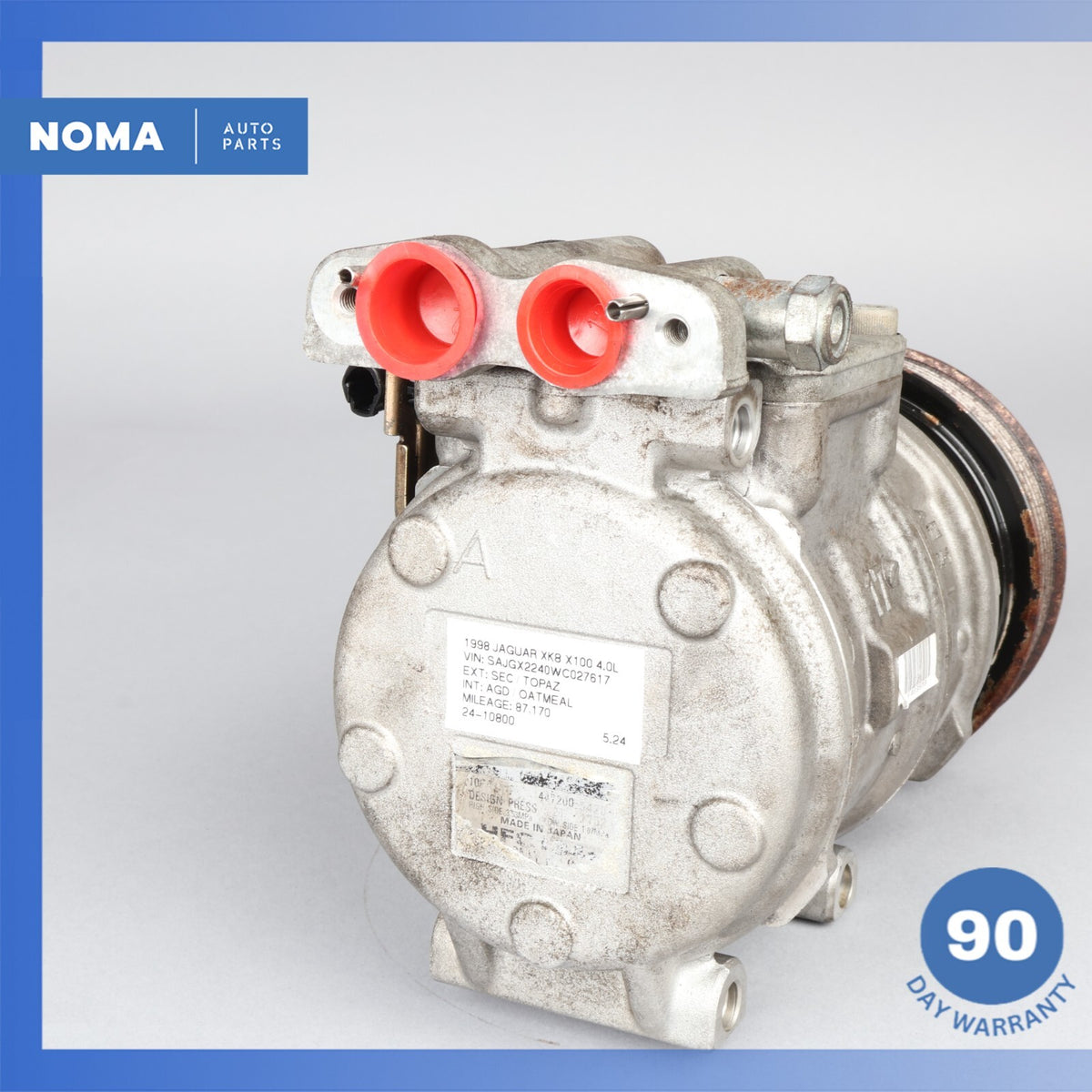 97-03 Jaguar X100 XK8 XJR AC Air Conditioning Compressor Clutch MCA7300AE OEM - photo 6
