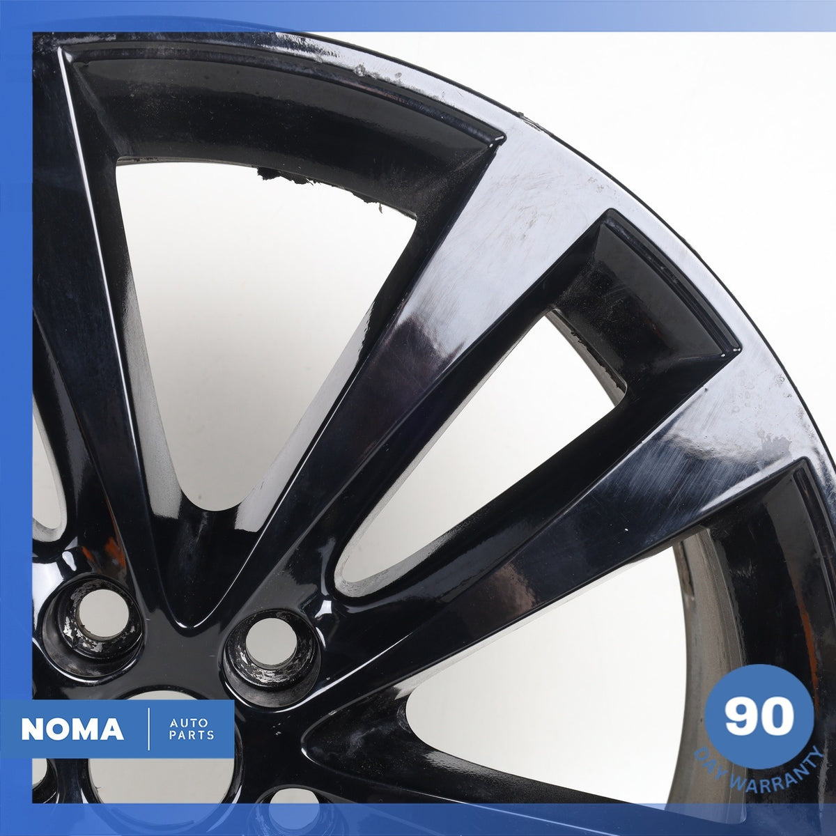 17-21 Jaguar X760 XE Venom 8.5 x R19 19" Rear Wheel Rim Black GX7M1007GA OEM - photo 2