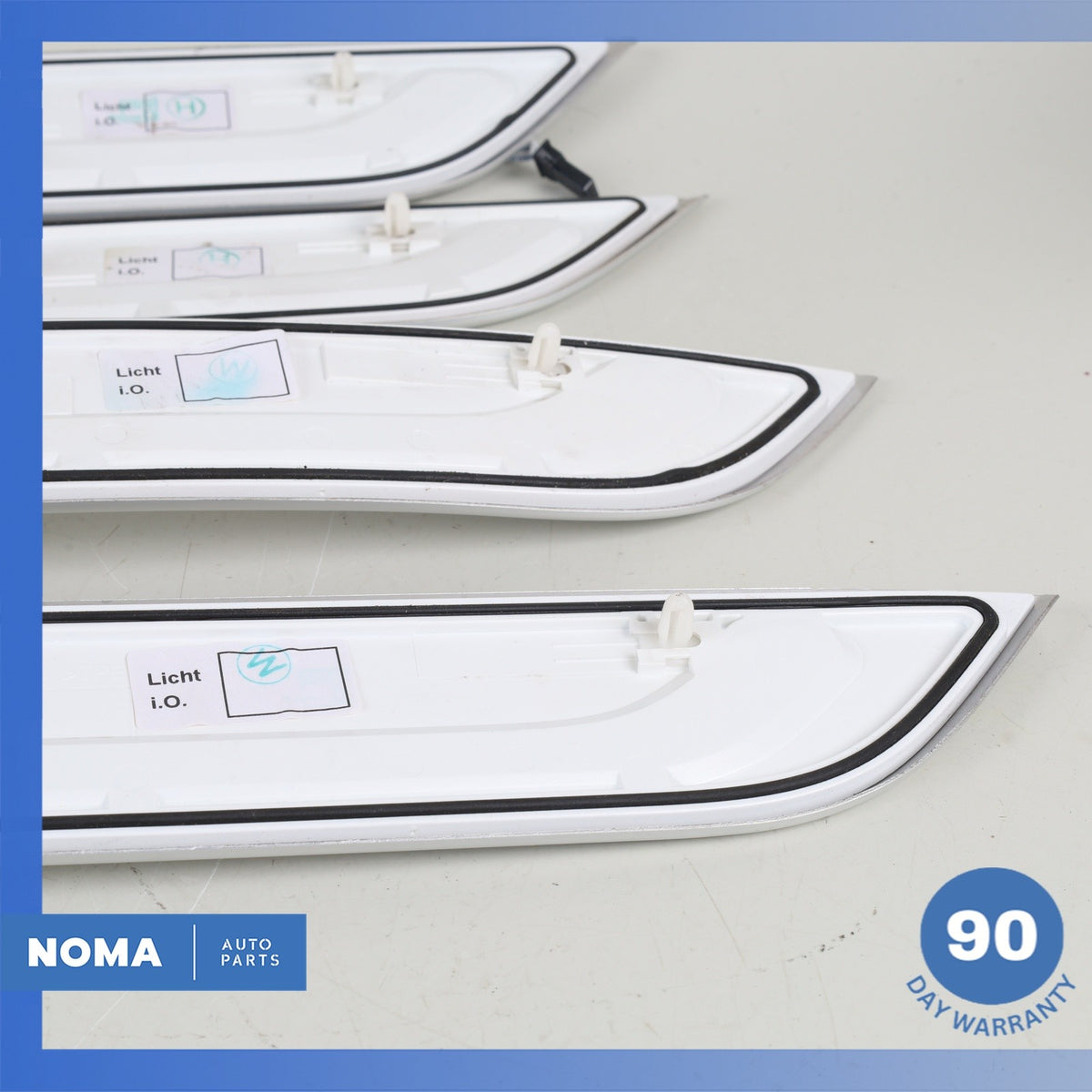 BMW G12 740i M-Sport Front & Rear Door Entry Illuminated Step Sill Panel Set OEM - photo 13