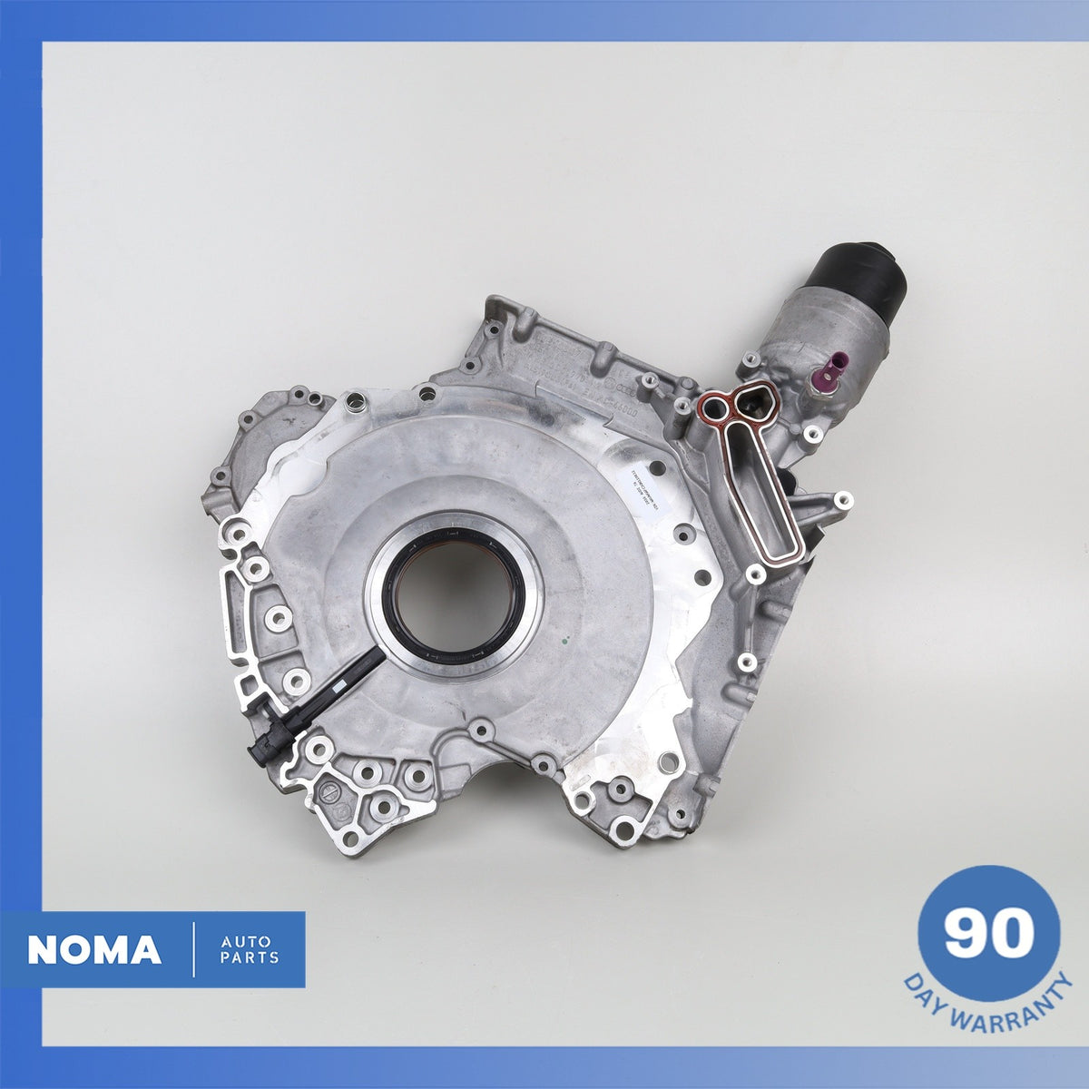 13-17 Audi 4G8 A7 A8L S8 3.0L Engine Timing Chain Cover w/ Pump 06E103173 OEM - photo 1