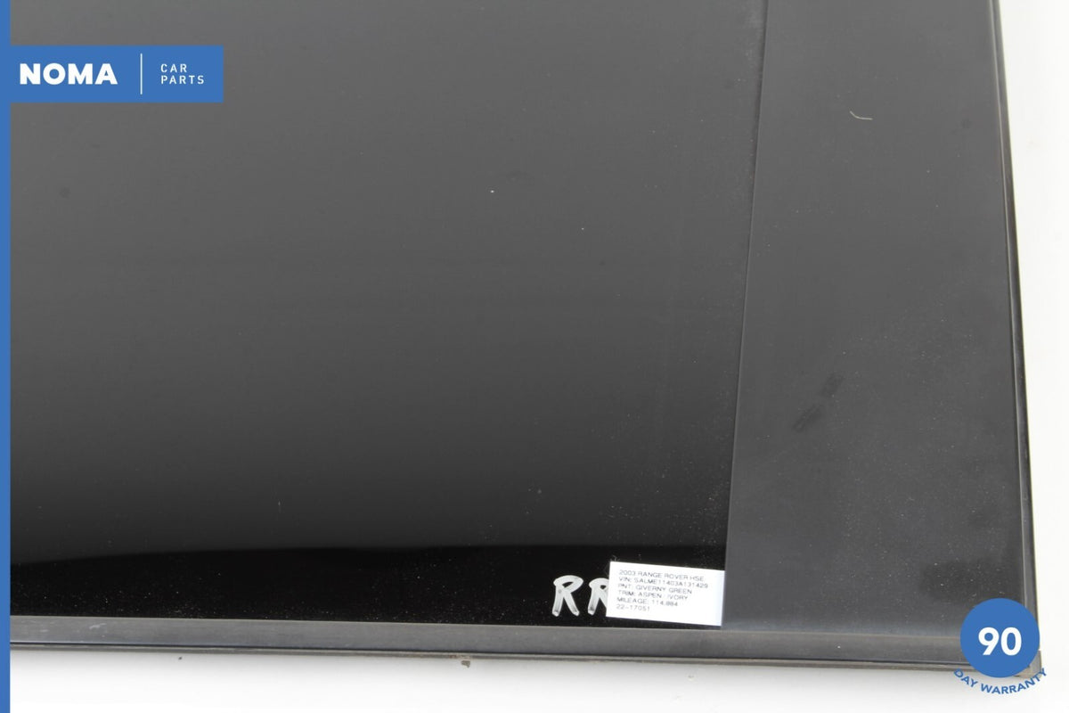 03-05 Range Rover L322 Rear Right Passenger Side Window Glass 2H4Z7829750BA OEM - photo 4