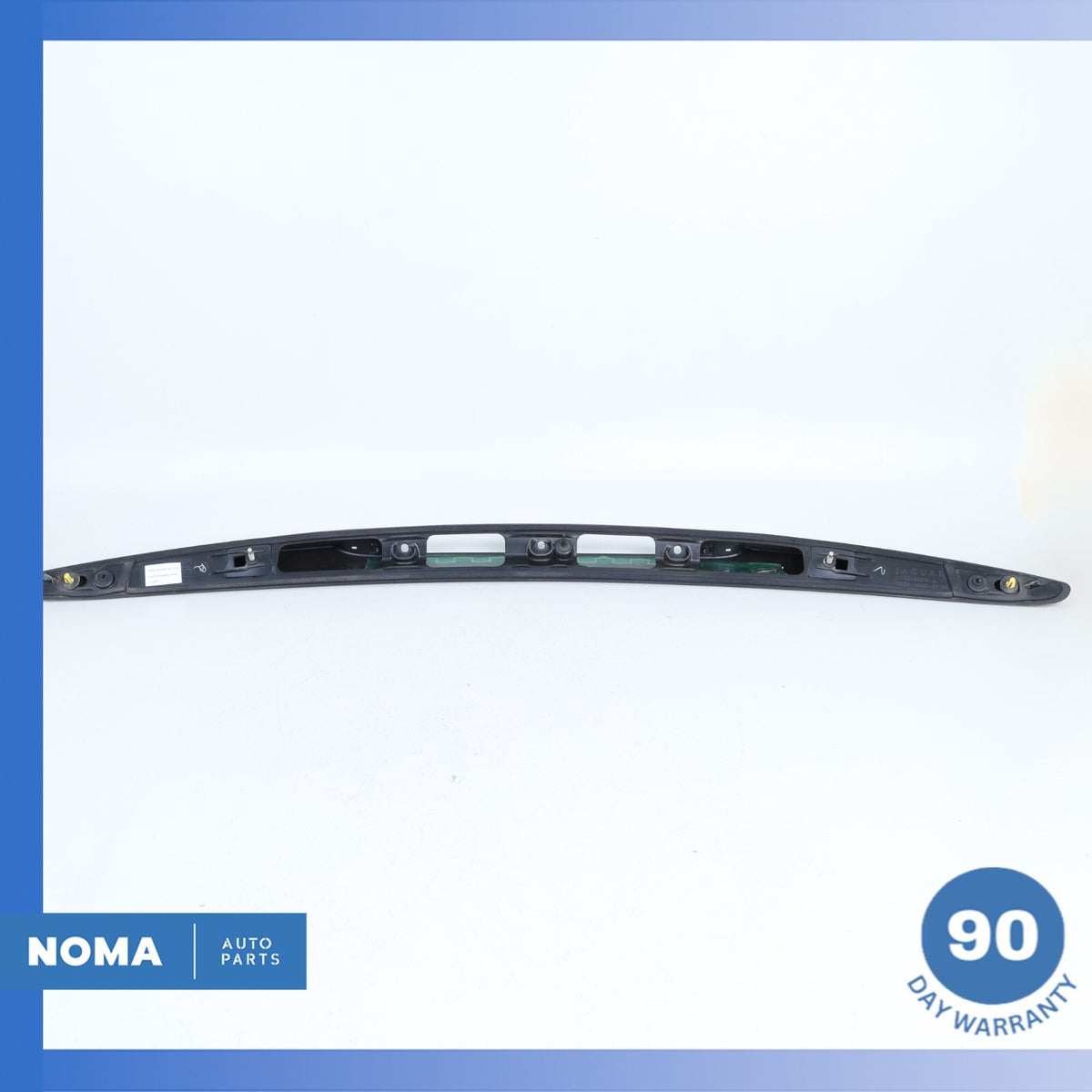 07-15 Jaguar X150 XK XKR Trunk Lid Molding Trim Spoiler Wing Ebony Black OEM - photo 7