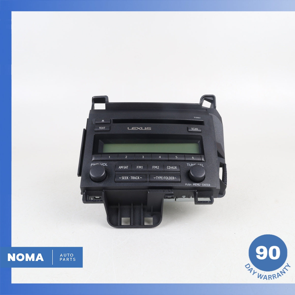 14-17 Lexus ZWA10 CT200h Dashboard AM FM CD Radio Player Receiver 8612076051 OEM - photo 2