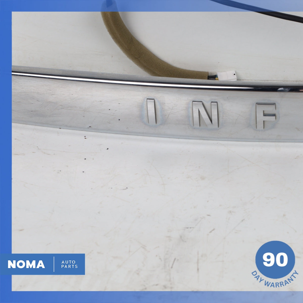11-24 Infiniti Z62 QX80 Trunk Bezel License Plate Light Lamp Trim Chrome OEM - photo 5
