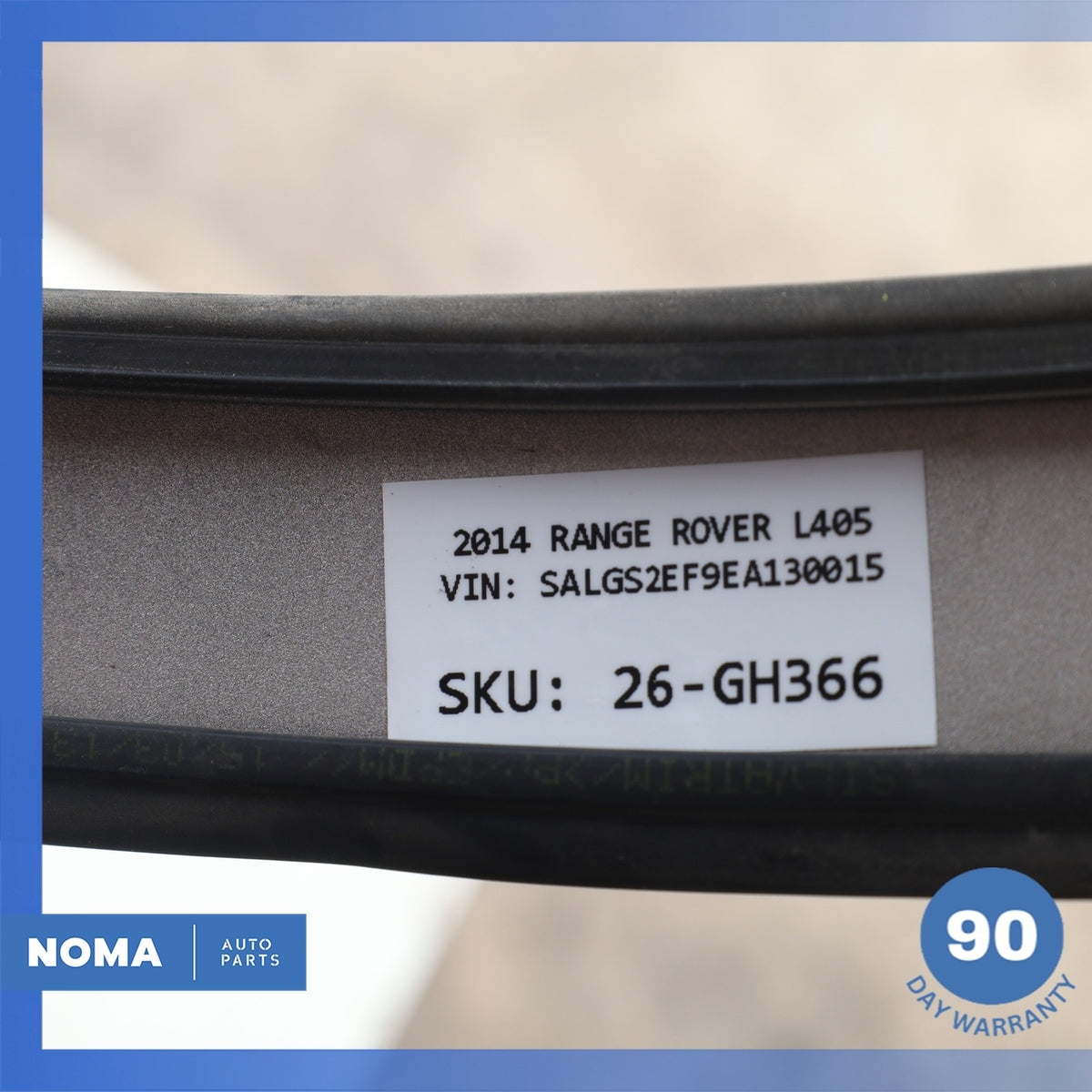 13-22 Range Rover L405 SWB Right Roof Drip Rail Door Upper Molding Trim OEM - photo 11
