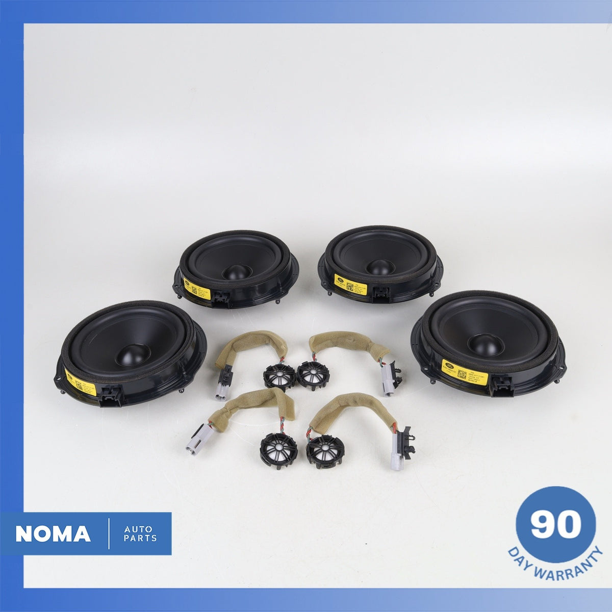 12-19 Range Rover Evoque L538 L550 Front & Rear Hi-Line 600W Speaker Set OEM - photo 2