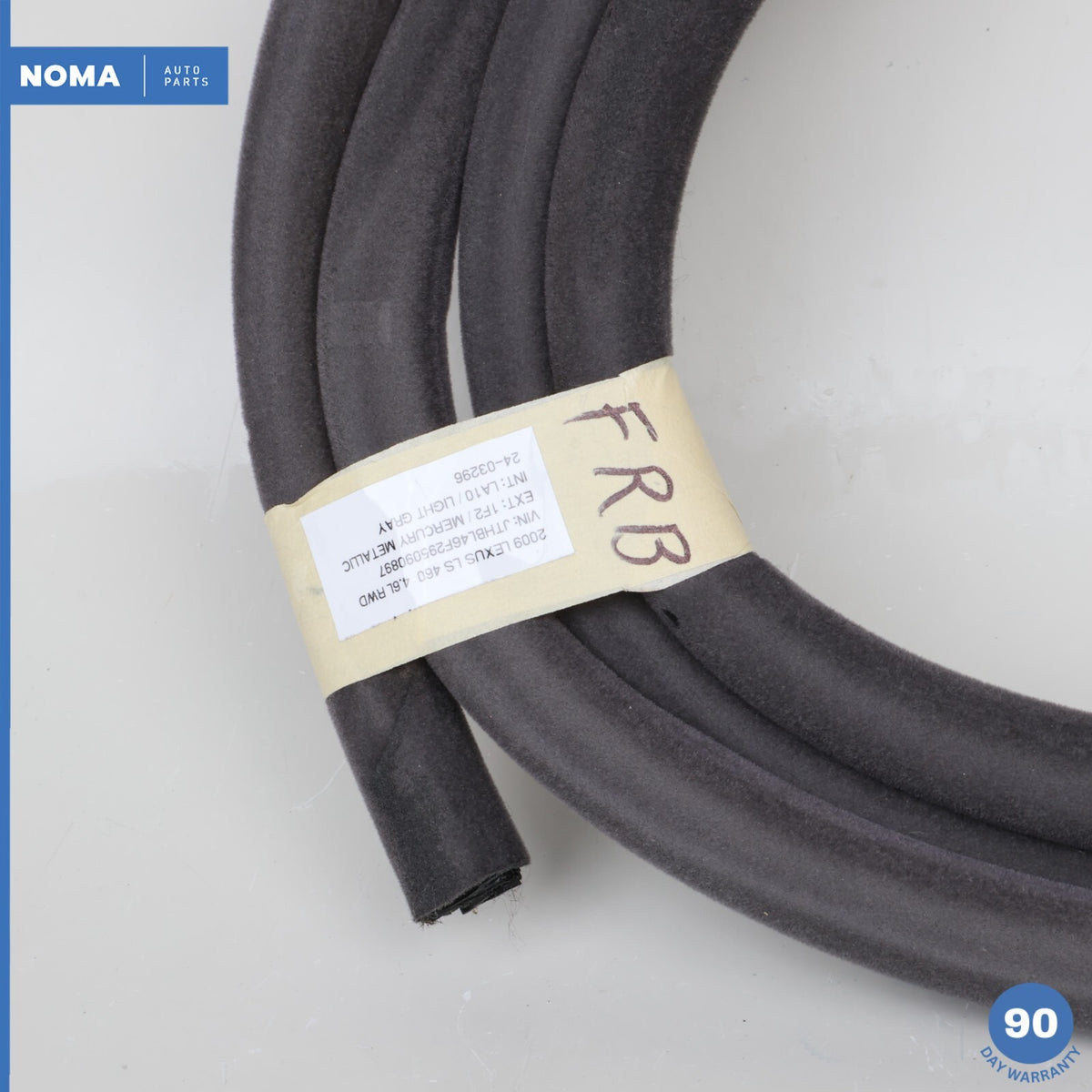 07-12 Lexus LS460 XF40 Front Right Door Body Weatherstrip Seal LA10 OEM - photo 6