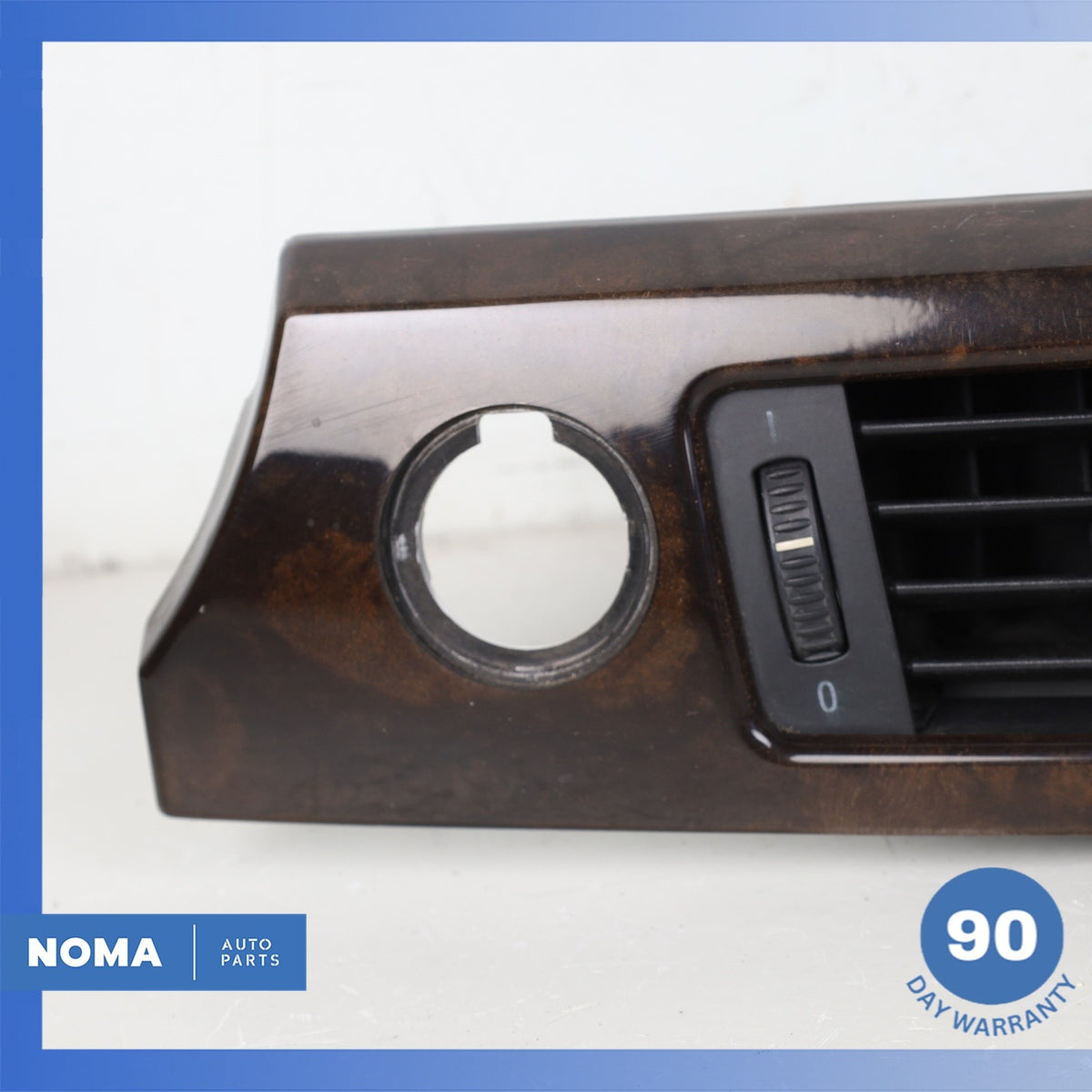 BMW E92 328i 335i Dashboard A/C AC Air Vent Grille Wood Trim Set OEM - photo 10