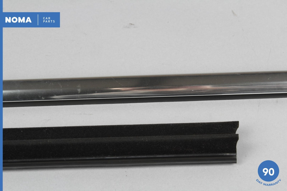 00-08 Jaguar S-Type X204 Rear Left Side Door Window Seal Set of 2 OEM - photo 3