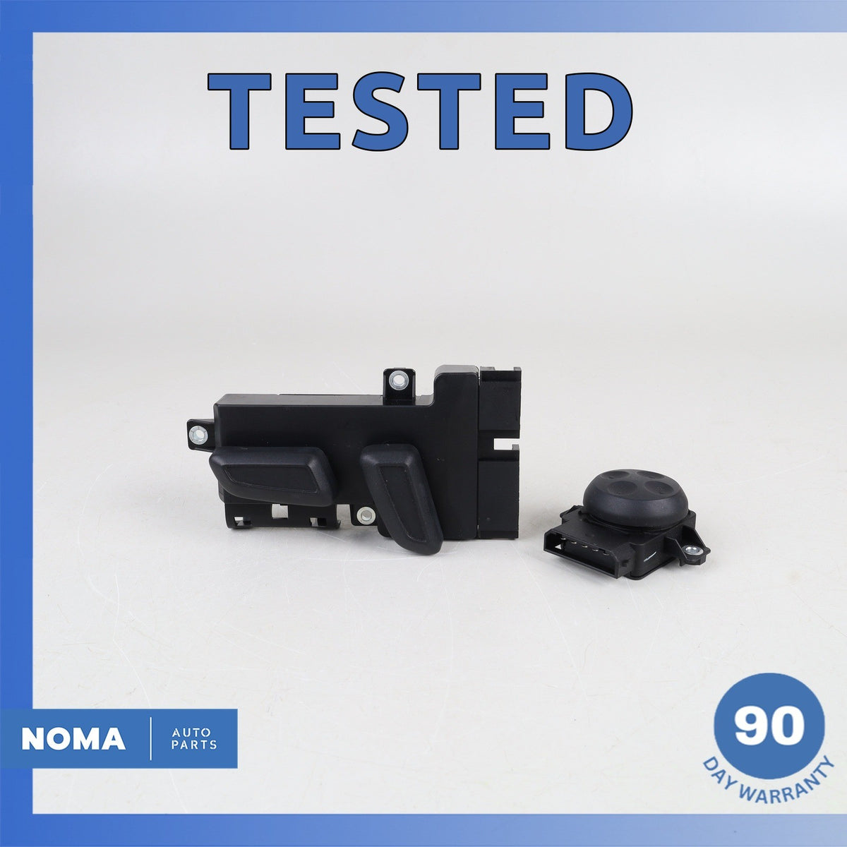 Audi 8U Q3 A7 S5 Front Right Side Power Seat Control Lumbar Switch Set Black OEM - photo 1