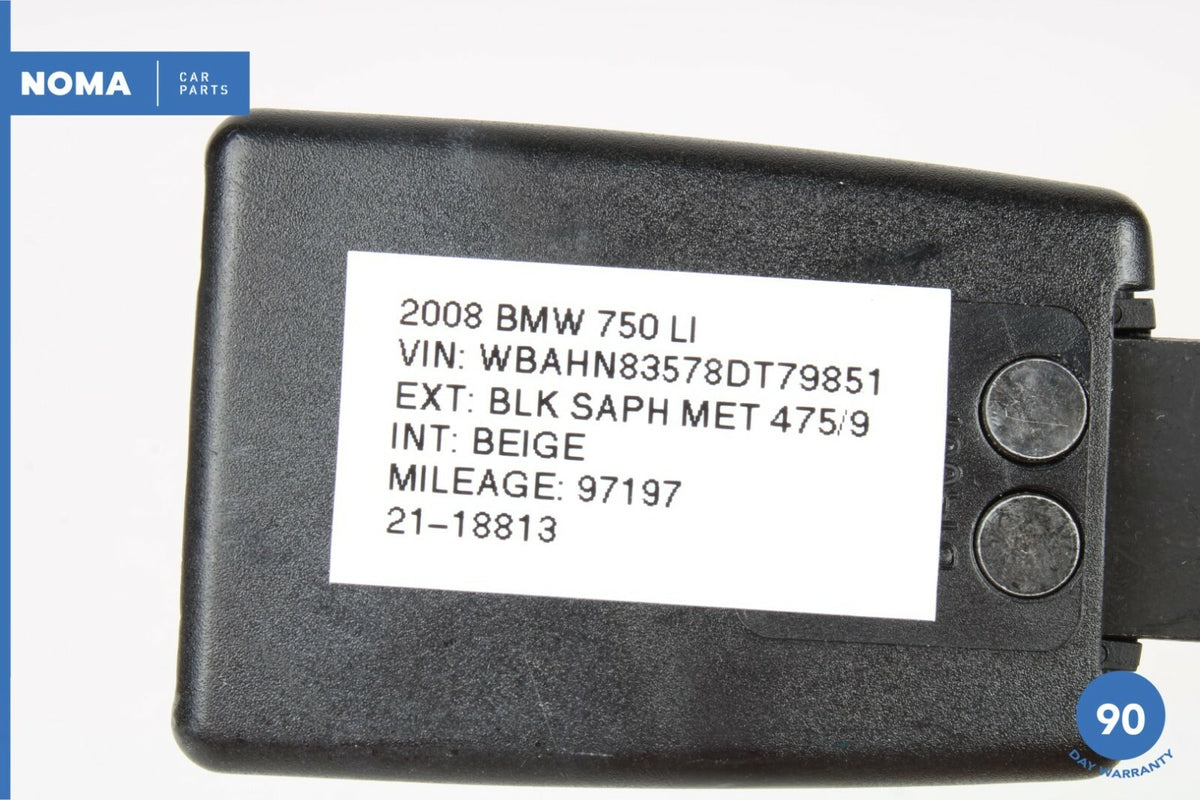 07-08 BMW 750Li E65 E66 E67 Rear Right Passenger Side Seat Belt Buckle OEM - photo 5