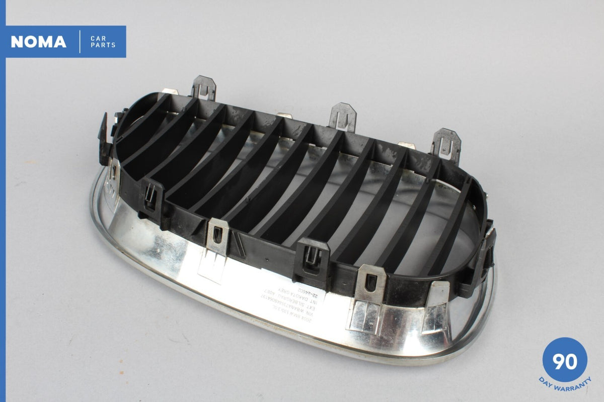 04-05 BMW E60 530i Front Left Driver Side Kidney Radiator Grill 51137027061 OEM - photo 9