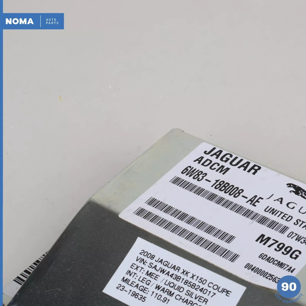 07-09 Jaguar X150 XK XKR Air Suspension Damping Control Module 6W8318B008AE OEM - photo 7