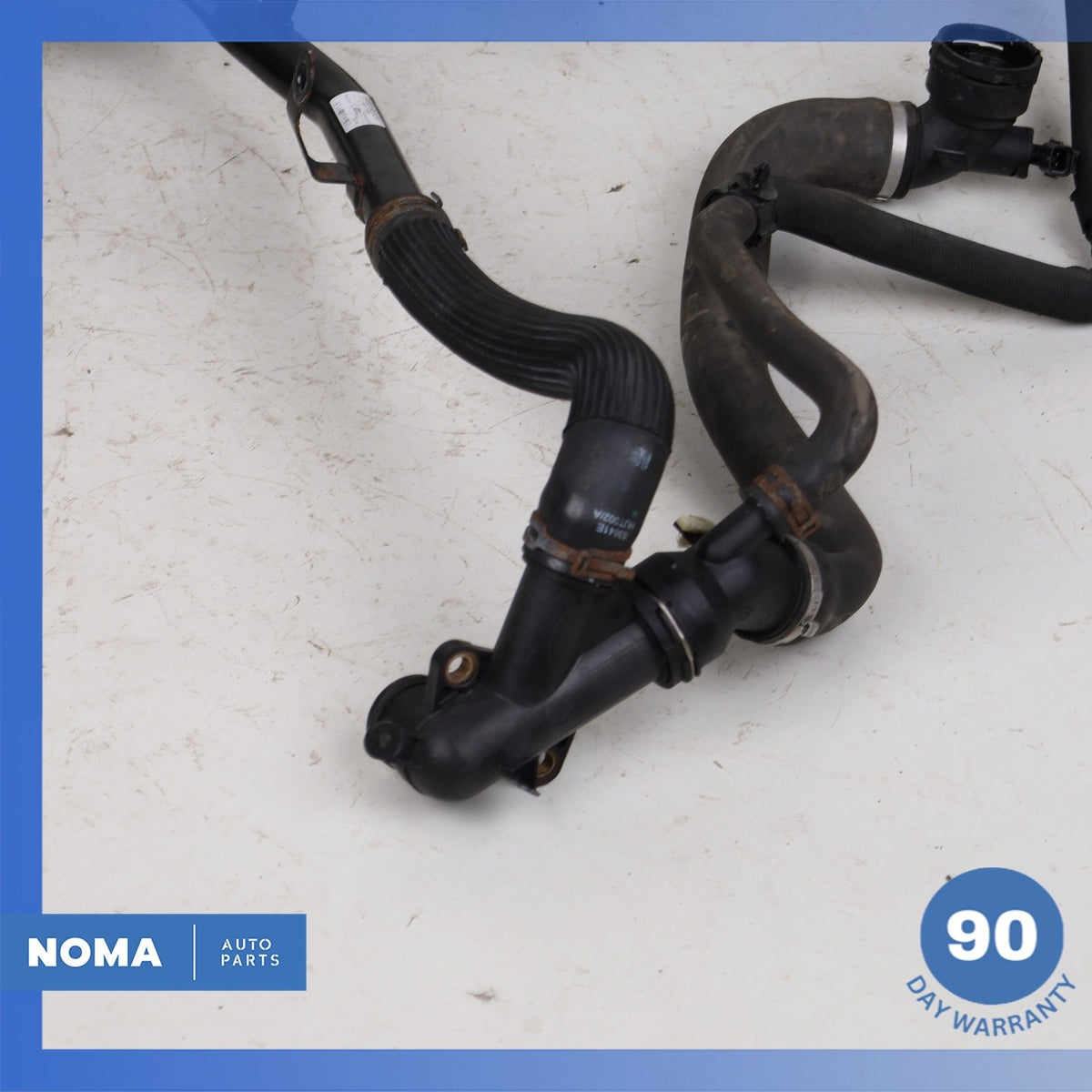 17-19 Jaguar X760 XE 2.0L Diesel Engine Radiator Thermostat Coolant Hose Set OEM - photo 13