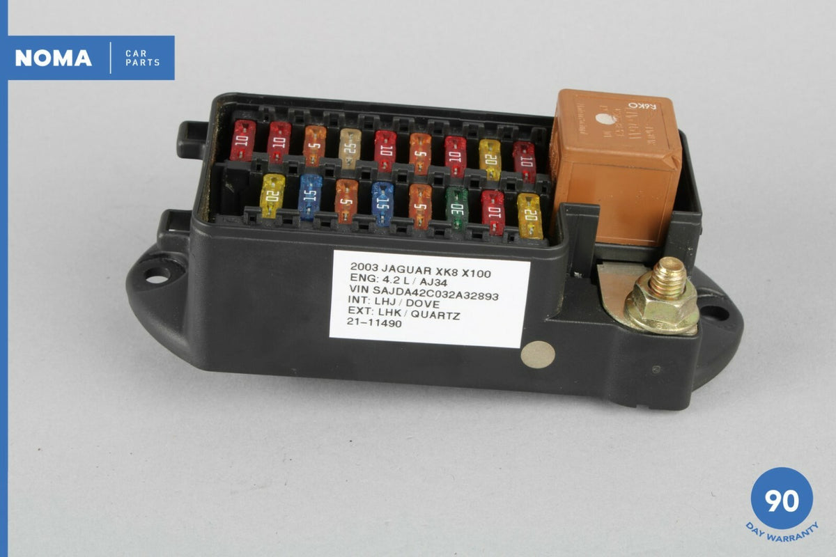 03-06 Jaguar XK8 XKR X100 Dash Dashboard Left Driver Side Relay Fuse Box OEM - photo 4