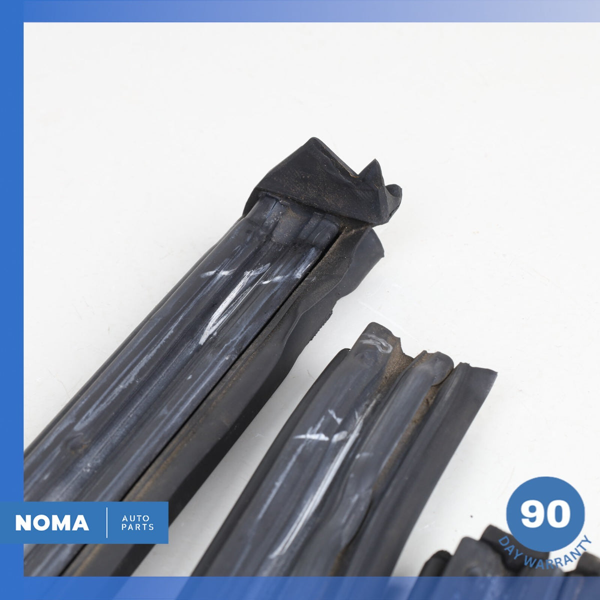 89-96 Jaguar XJS Convertible Top Roof Right Side Outside Molding Seal Set OEM - photo 8