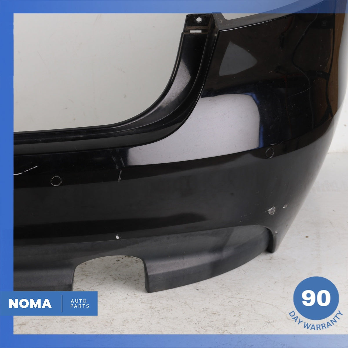 16-20 Jaguar X260 XF Base Rear Bumper Cover Panel Black T2H4208 OEM - photo 3