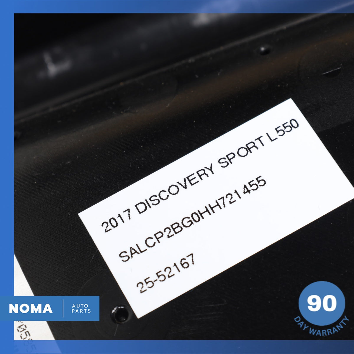 15-19 LR Discovery Sport L550 Rear Left Door Trim Panel Assembly Black OEM - photo 16