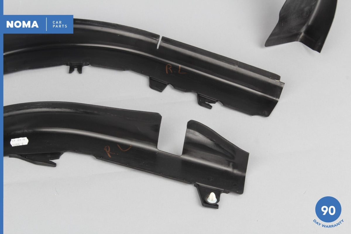 10-18 Jaguar XJL X351 LWB Rear Left Side Upper Inner Door Molding Trim Set OEM - photo 11