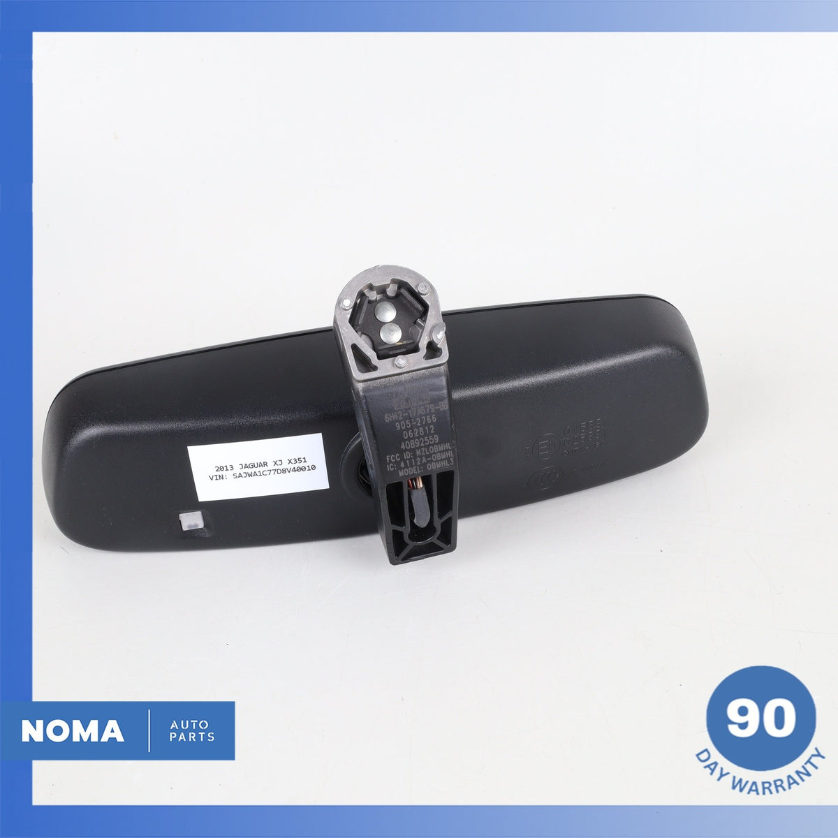 09-17 Jaguar X351 XJL XF XJR Interior Rear View Mirror Black 6H4217A679BB OEM - photo 6