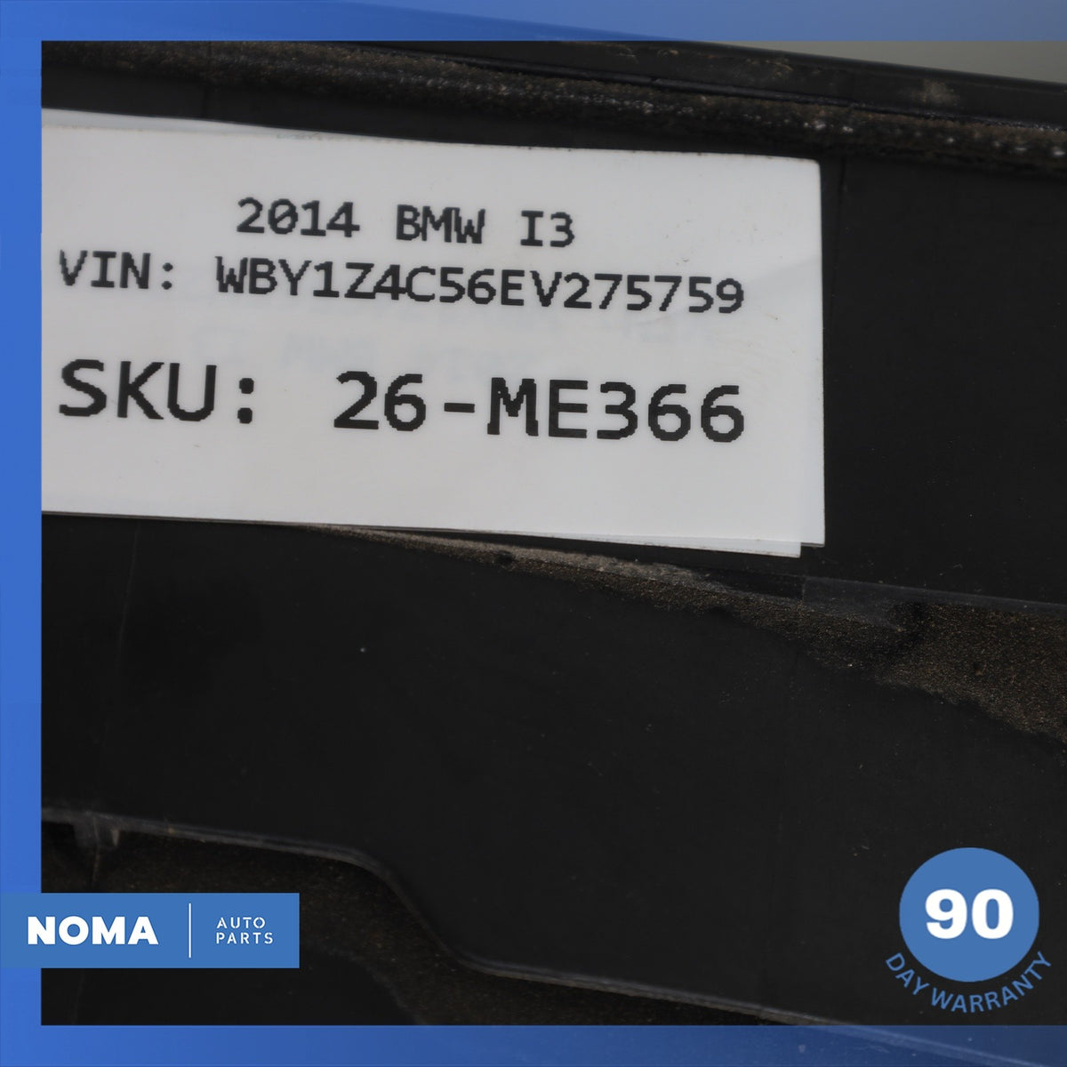 14-21 BMW i3 I01 Hybrid Radiator Cooling Fan Motor 8641949 OEM 78k - photo 14