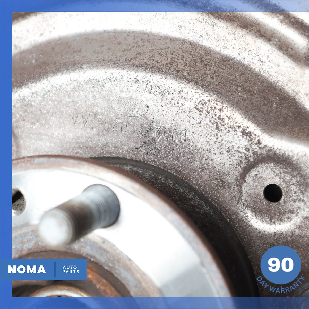 12-19 LR Range Rover Evoque L538 Rear Left Spindle Knuckle Hub w/ Shield OEM - photo 5
