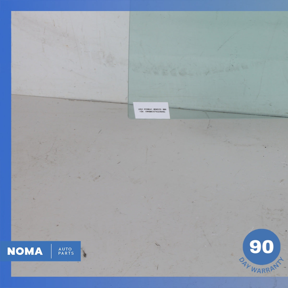 17-20 Genesis DH G80 Rear Left Driver Door Window Glass 83410B1720 OEM - photo 6