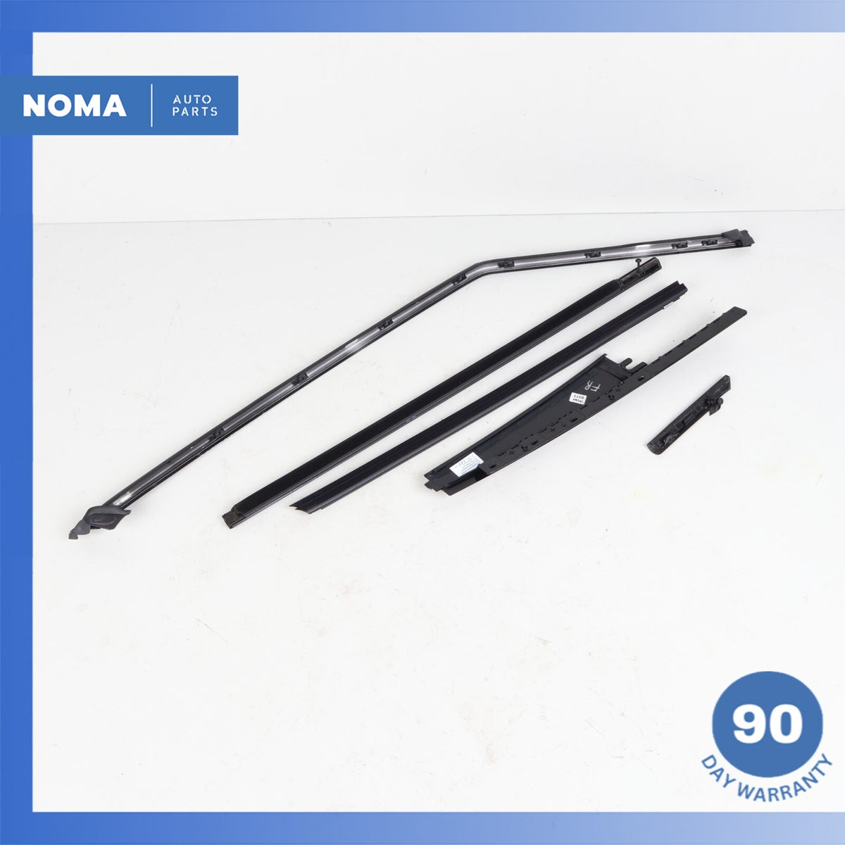 12-19 LR Range Rover Evoque L538 Front Right Outer Door Window Molding Set OEM - photo 9