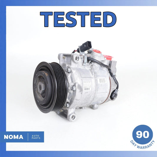 14-16 Audi D4 A8L TDI Diesel AC A/C Air Conditioning Compressor 4H0260805E OEM - photo 1