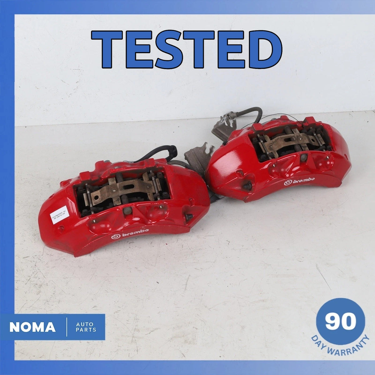 14-19 LR Range Rover Sport L494 Front Left & Right Brake Caliper Set BREMBO OEM - photo 1