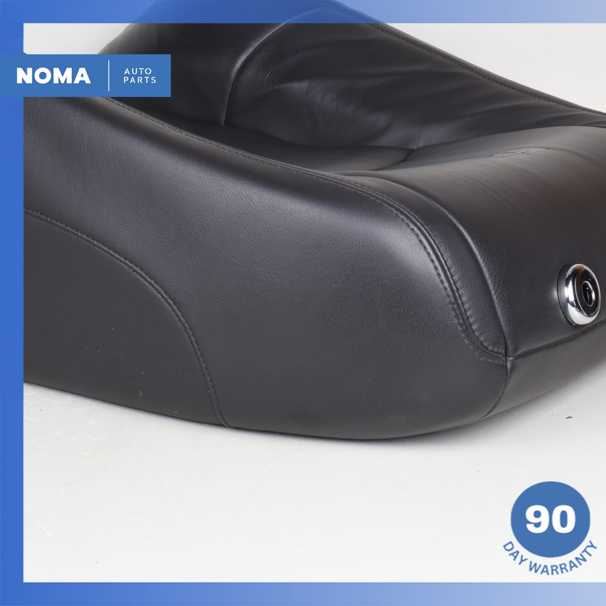 04-09 Jaguar X350 XJR Front Right Passenger Top Upper Seat Cushion Black OEM - photo 12